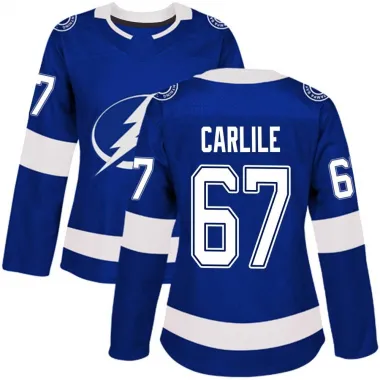 Blue Women's Declan Carlile Authentic Tampa Bay Lightning Home Jersey