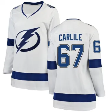 White Women's Declan Carlile Breakaway Tampa Bay Lightning Away Jersey